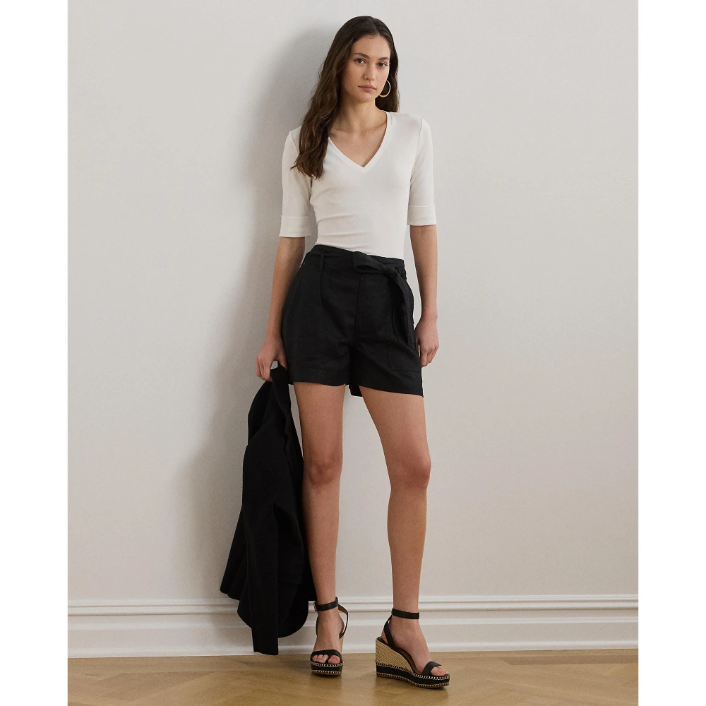 Γυναικεία Μπλούζα Stretch Cotton Elbow-Sleeve V-Neck TeePolo Ralph Lauren