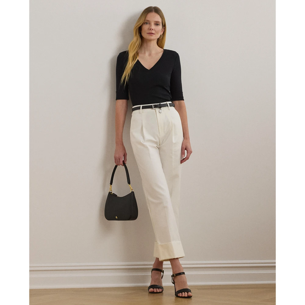 Γυναικεία Μπλούζα Stretch Cotton Elbow-Sleeve V-Neck TeePolo Ralph Lauren