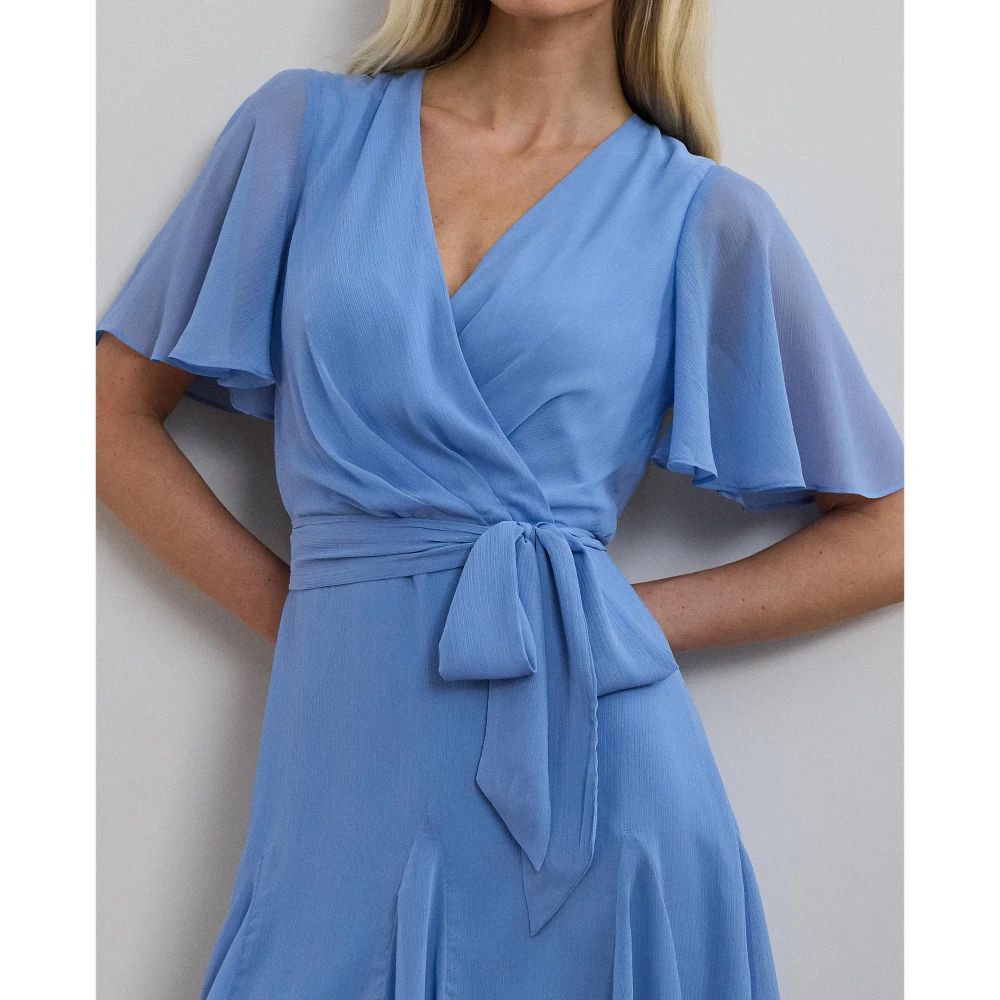Γυναικείο  Φόρεμα Crinkle Georgette Surplice Polo Ralph Lauren
