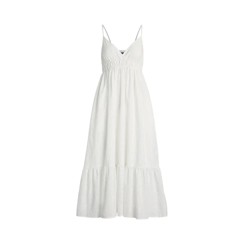 Γυναικείο Φόρεμα Eyelet Voile Sleeveless Dress Polo Ralph Lauren