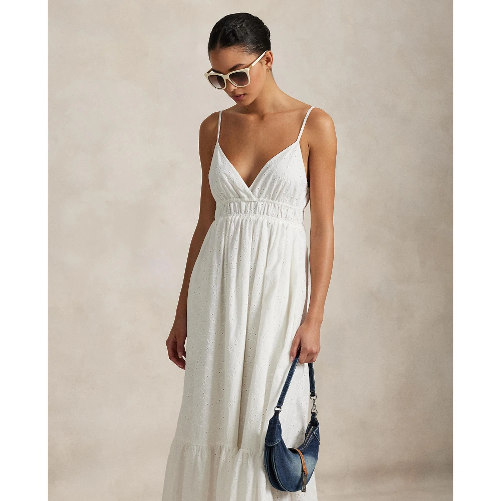 Γυναικείο Φόρεμα Eyelet Voile Sleeveless Dress Polo Ralph Lauren