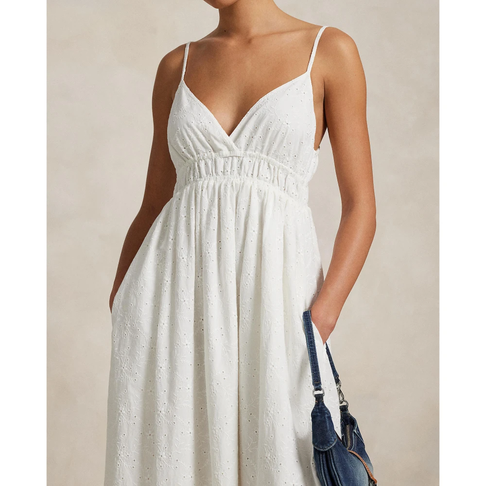 Γυναικείο Φόρεμα Eyelet Voile Sleeveless Dress Polo Ralph Lauren