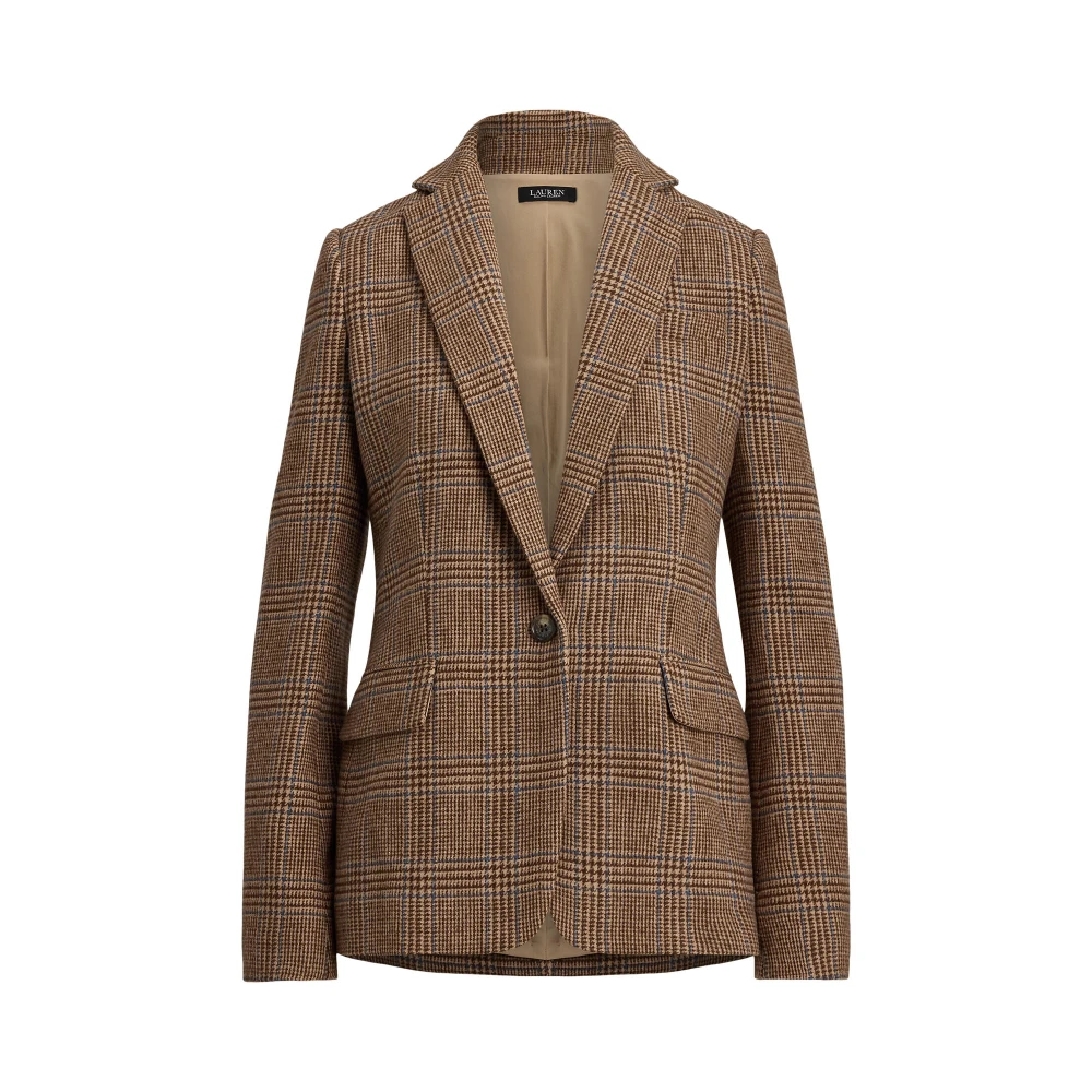 Γυναικείο Σακάκι Glen Plaid Wool-Blend Twill Lauren Ralph Lauren