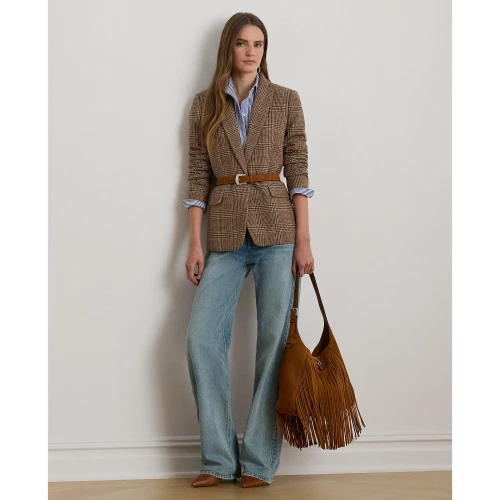 Γυναικείο Σακάκι Glen Plaid Wool-Blend Twill Lauren Ralph Lauren