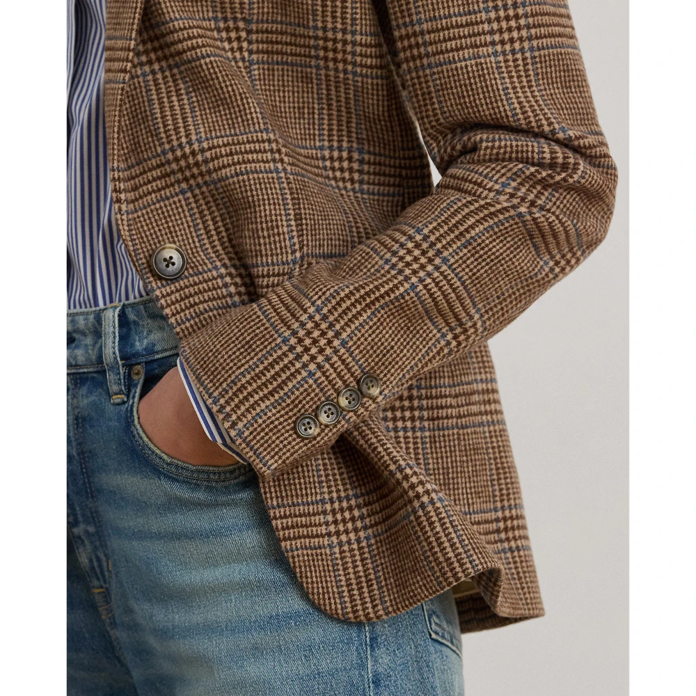 Γυναικείο Σακάκι Glen Plaid Wool-Blend Twill Lauren Ralph Lauren