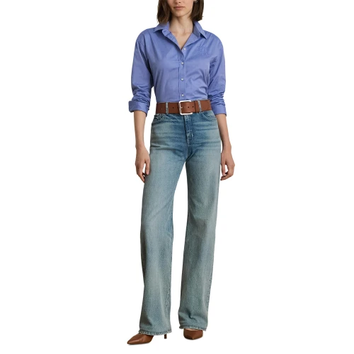 Πουκάμισο από βαμβάκι με άνετη γραμμή Lauren Ralph Lauren