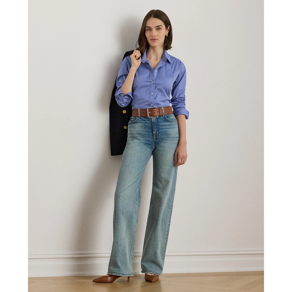 Πουκάμισο από βαμβάκι με άνετη γραμμή Lauren Ralph Lauren