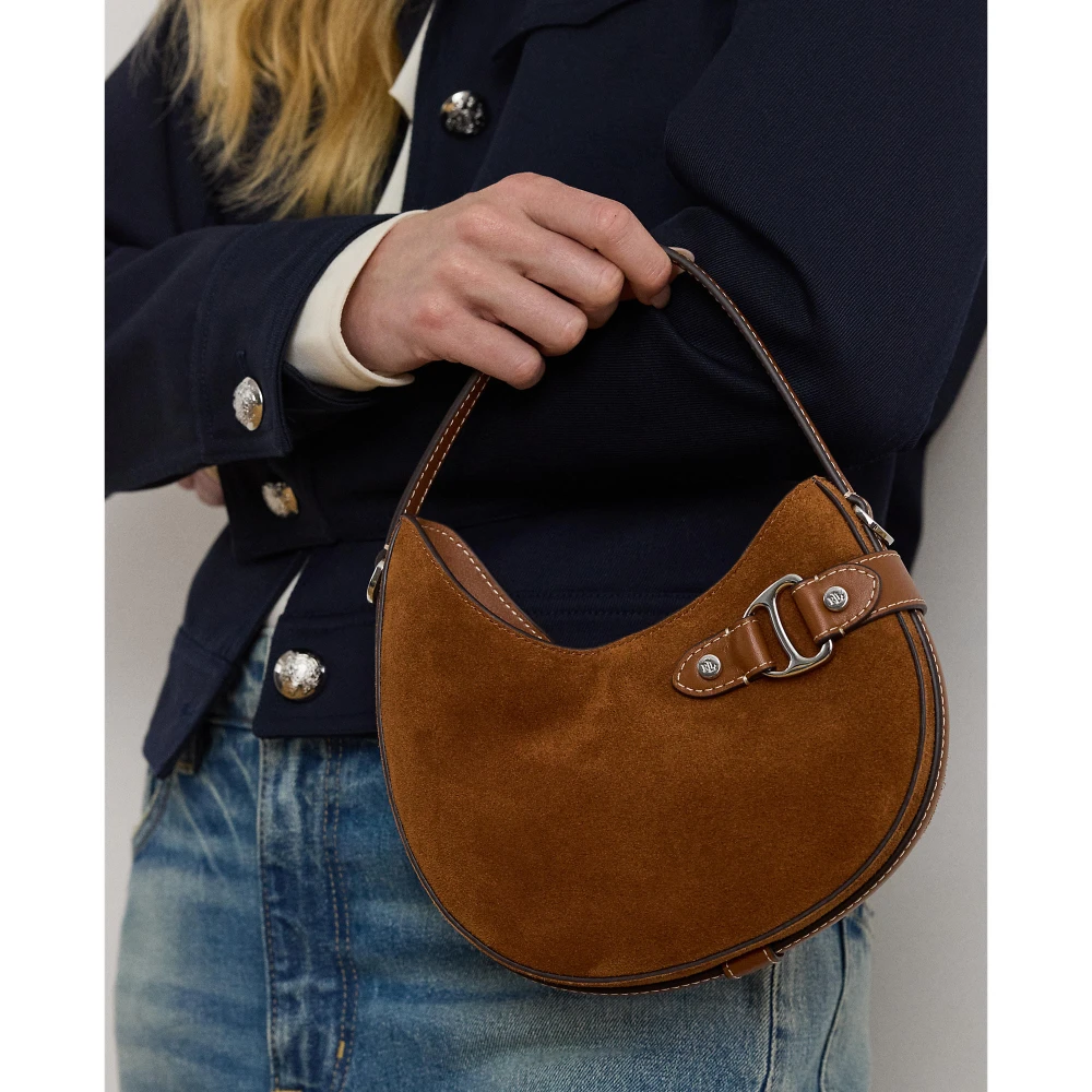 Μικρή Τσάντα Χιαστί Tasha από Σουέ Polo Raulph Lauren