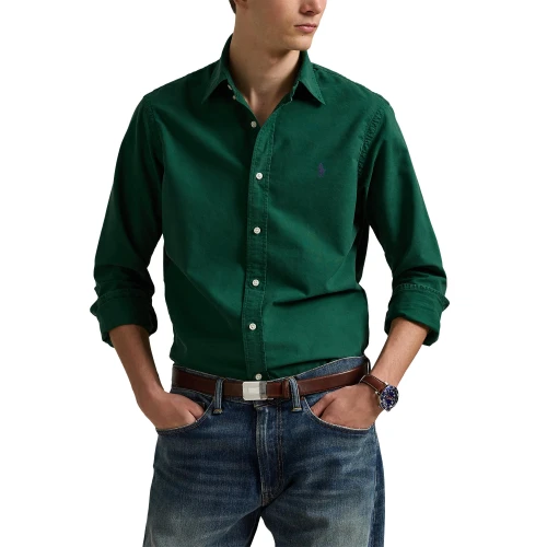 Πουκάμισο Oxford με Ειδική Βαφή, σε Custom Fit Γραμμή Polo Ralph Lauren