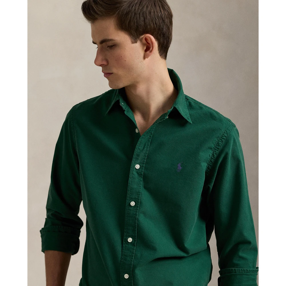 Πουκάμισο Oxford με Ειδική Βαφή, σε Custom Fit Γραμμή Polo Ralph Lauren