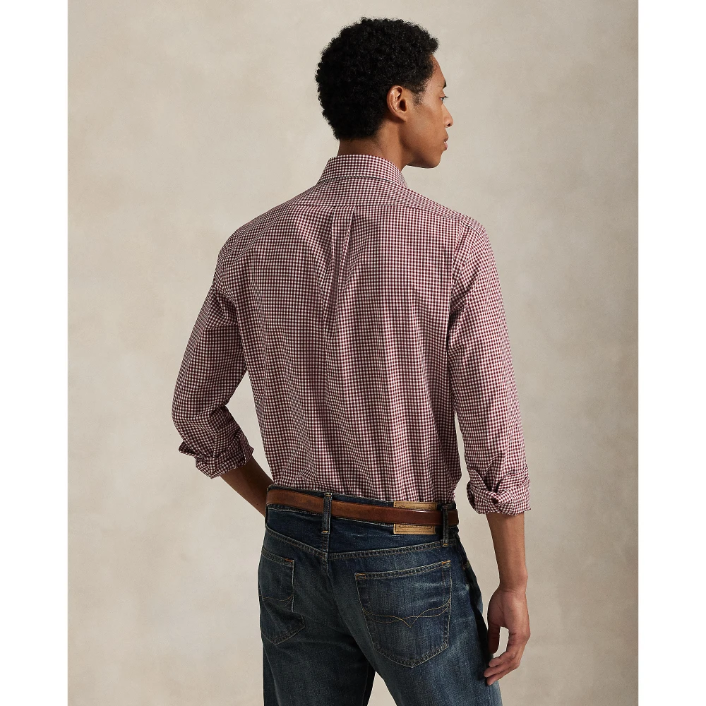 Πουκάμισο Custom Fit Gingham από ελαστική ποπλίνα Polo Ralph Lauren