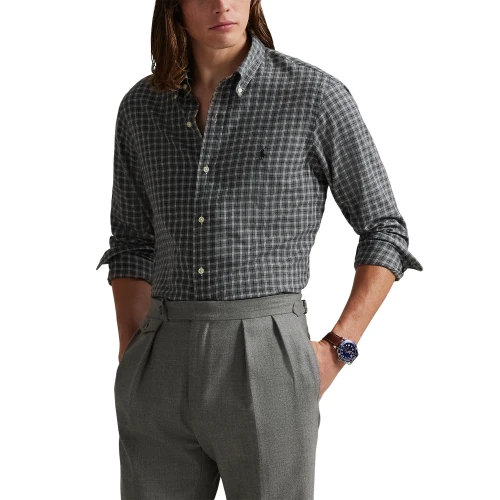 Πουκάμισο Custom Fit Plaid από βαμβακερό Polo Ralph Lauren