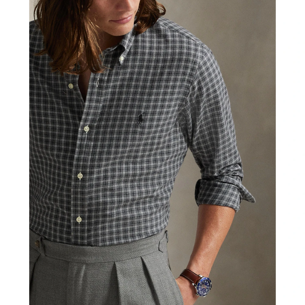 Πουκάμισο Custom Fit Plaid από βαμβακερό Polo Ralph Lauren
