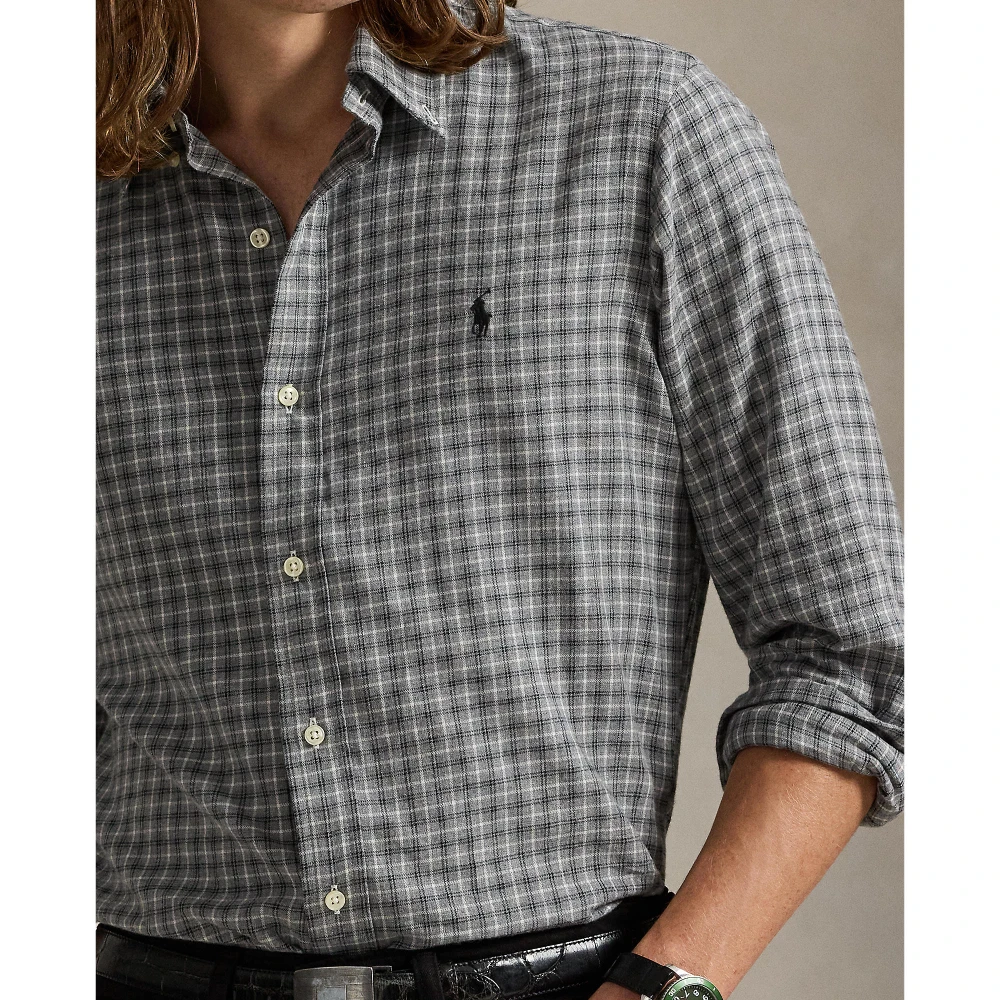 Πουκάμισο Custom Fit Plaid από βαμβακερό Polo Ralph Lauren