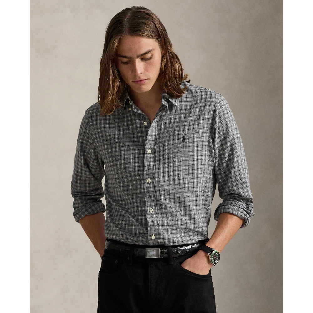 Πουκάμισο Custom Fit Plaid από βαμβακερό Polo Ralph Lauren
