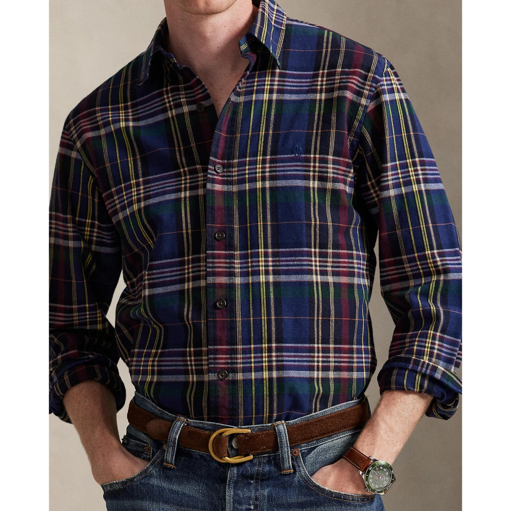 Πουκάμισο Custom Fit Plaid από Oxford Polo Ralph Lauren