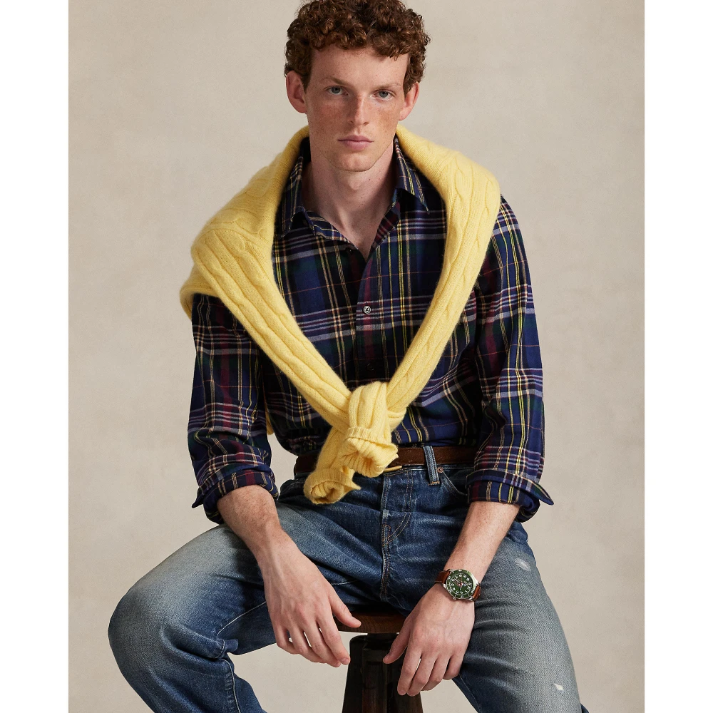 Πουκάμισο Custom Fit Plaid από Oxford Polo Ralph Lauren