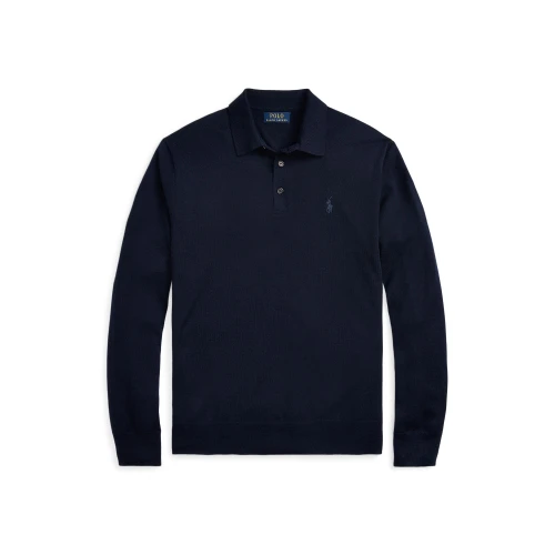 Μάλλινο πουλόβερ με γιακά Polo Polo Ralph Lauren