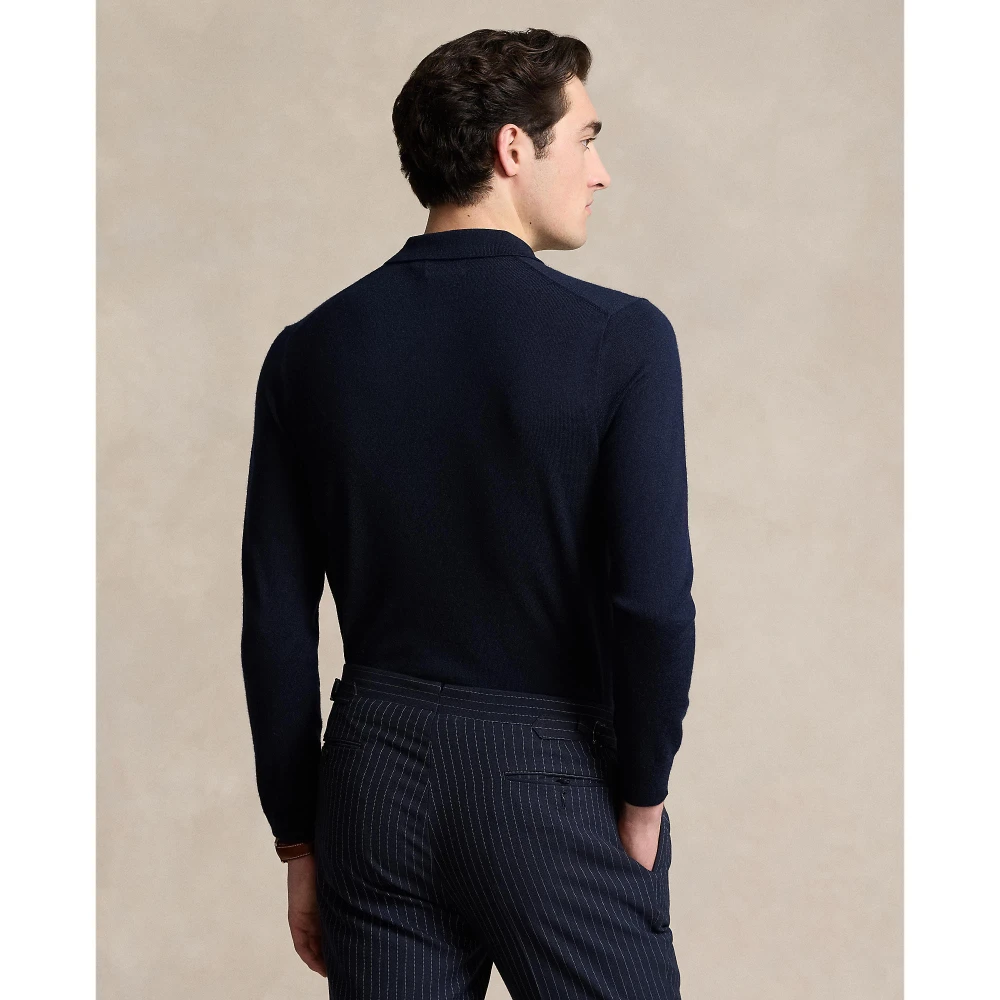 Μάλλινο πουλόβερ με γιακά Polo Polo Ralph Lauren