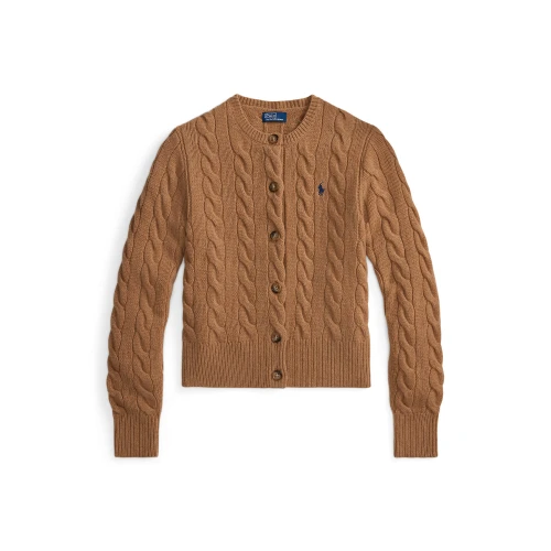 Polo Ralph Lauren Cable-Knit Wool-Cashmere Cardigan