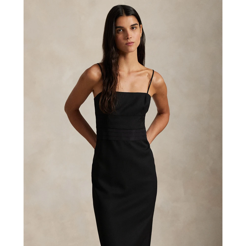 Μάλλινο Φόρεμα Κοκτέιλ Αμάνικο Polo Ralph Lauren.