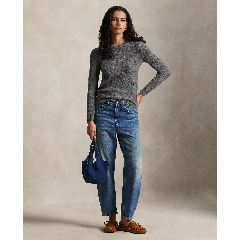 Γυναικείο Πλεκτό Πουλόβερ Polo Ralph Lauren με Σχέδιο Cable Knit