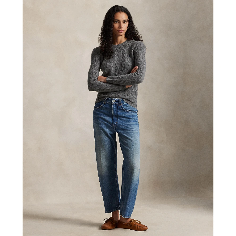Γυναικείο Πλεκτό Πουλόβερ Polo Ralph Lauren με Σχέδιο Cable Knit