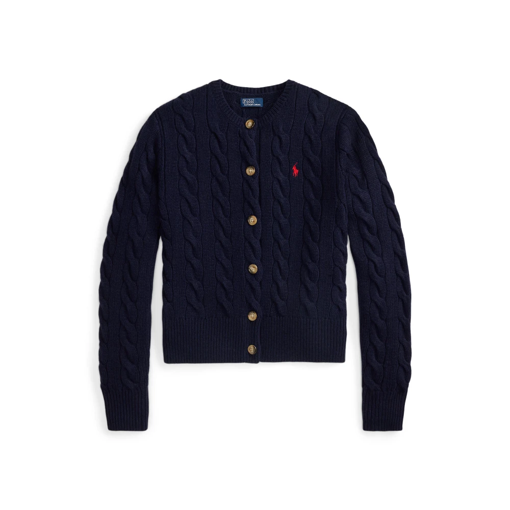 Γυναικεία Πλεκτή Ζακέτα με Σχέδιο Cable Knit Polo Ralph Lauren