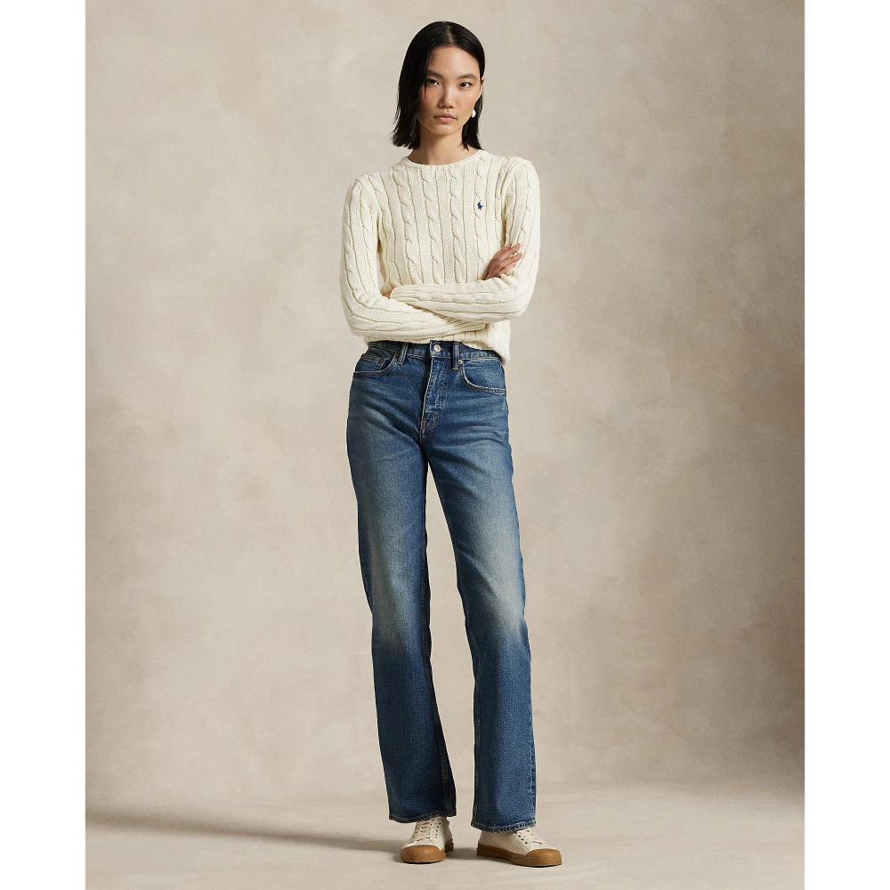 Γυναικείο Πλεκτό Πουλόβερ Polo Ralph Lauren με Σχέδιο Cable Knit