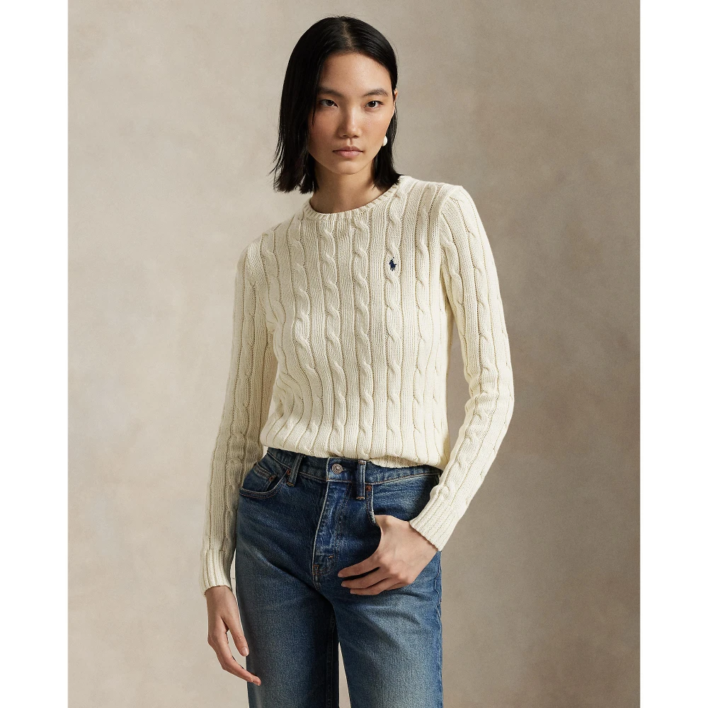 Γυναικείο Πλεκτό Πουλόβερ Polo Ralph Lauren με Σχέδιο Cable Knit