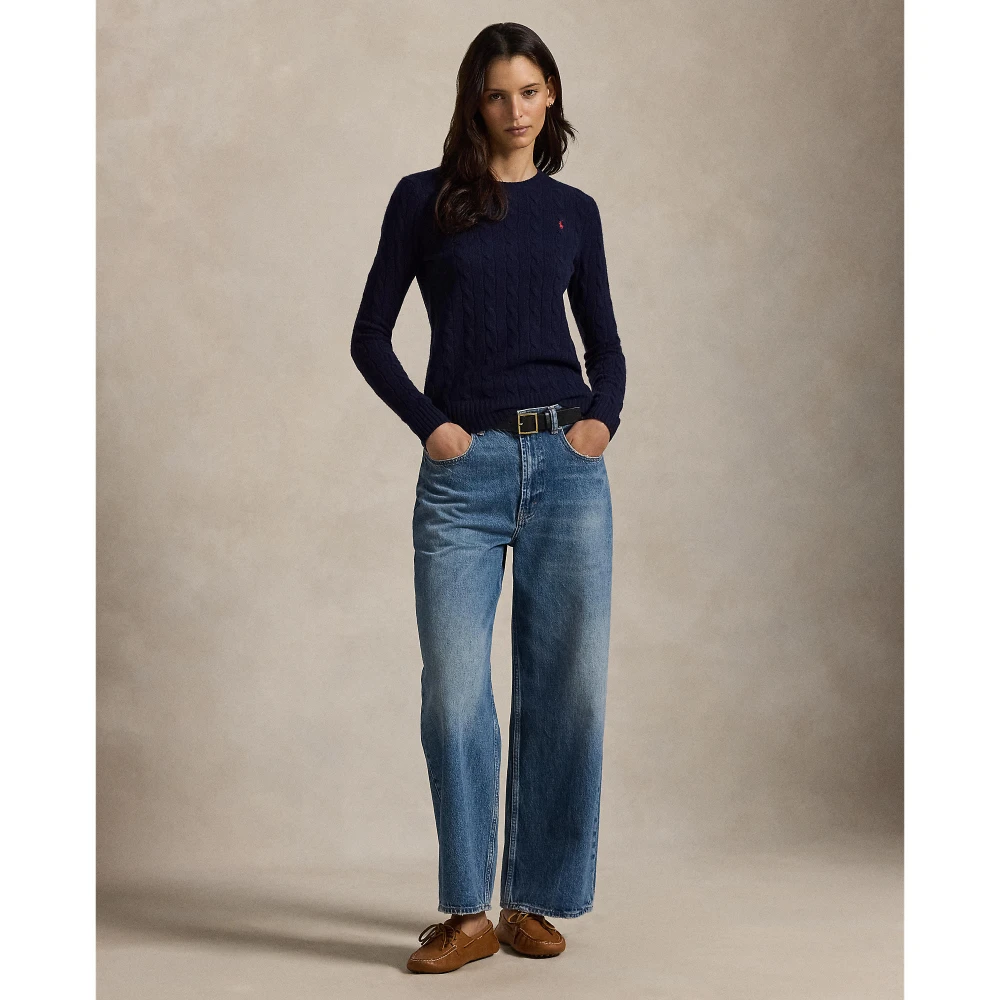 Γυναικείο Πλεκτό Πουλόβερ Polo Ralph Lauren με Σχέδιο Cable Knit