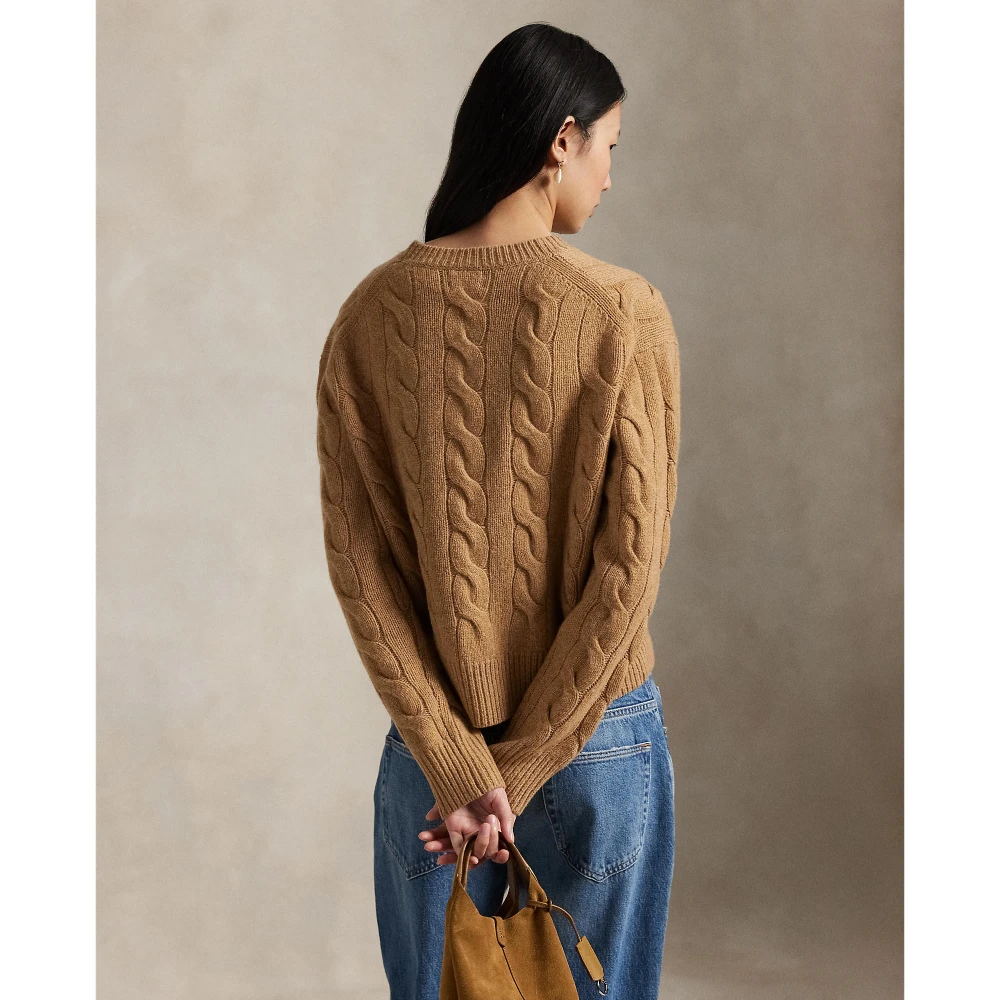 Γυναικείο Πλεκτό Πουλόβερ Polo Ralph Lauren με Σχέδιο Cable Knit
