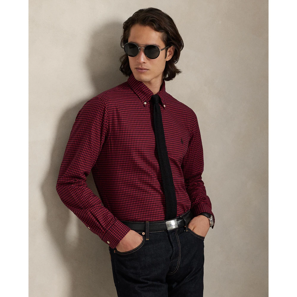Ανδρικό Μακρυμάνικο Αθλητικό Πουκάμισο Polo Ralph Lauren με Καρό Σχέδιο