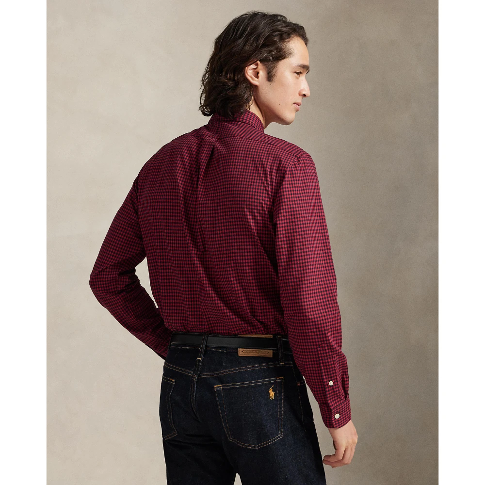 Ανδρικό Μακρυμάνικο Αθλητικό Πουκάμισο Polo Ralph Lauren με Καρό Σχέδιο