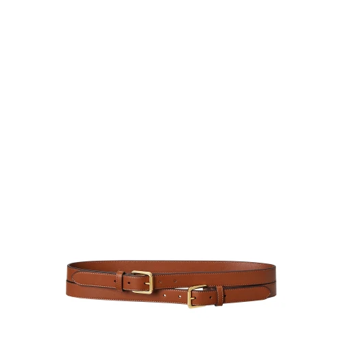 Γυναικεία Διπλή Δερμάτινη Ζώνη Lauren Ralph Lauren