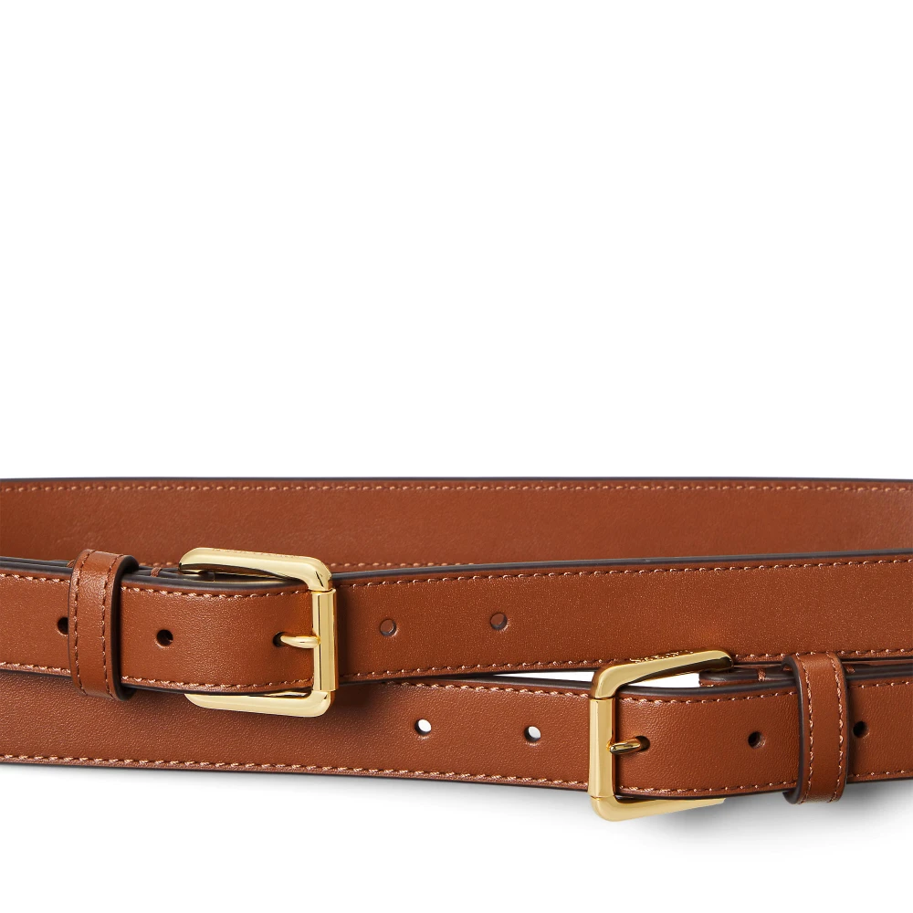 Γυναικεία Διπλή Δερμάτινη Ζώνη Lauren Ralph Lauren