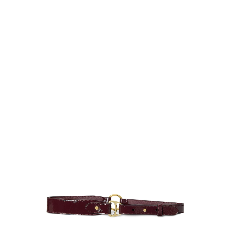 Γυναικεία Δερμάτινη Ζώνη EQS D Ring Lauren Ralph Lauren