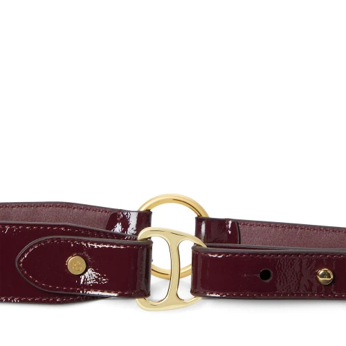 Γυναικεία Δερμάτινη Ζώνη EQS D Ring Lauren Ralph Lauren