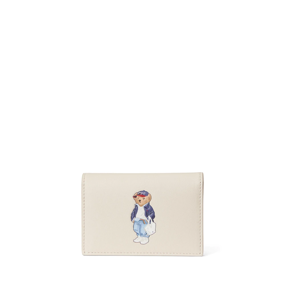 Δερμάτινη θήκη καρτών με καπάκι Polo Bear Polo Ralph Lauren