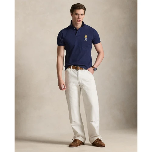 Πόλο μπλουζάκι Mesh Custom Slim με Polo Bear Polo Ralph Lauren