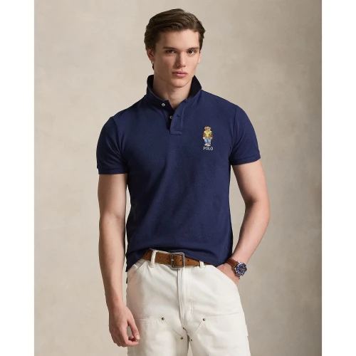 Πόλο μπλουζάκι Mesh Custom Slim με Polo Bear Polo Ralph Lauren