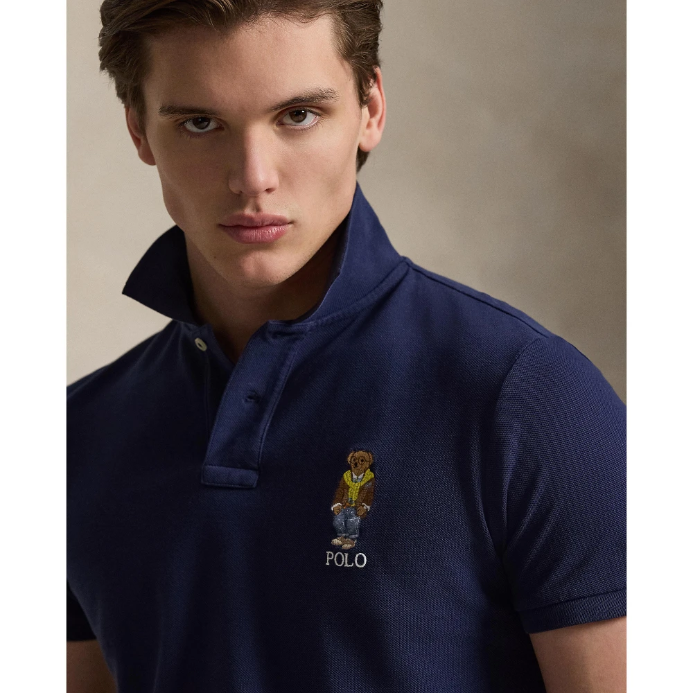 Πόλο μπλουζάκι Mesh Custom Slim με Polo Bear Polo Ralph Lauren
