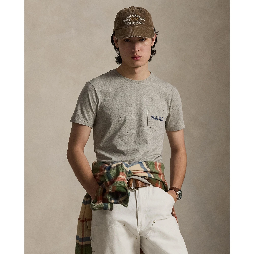 T-shirt από jersey Custom Slim Fit με Polo Bear Polo Ralph Lauren