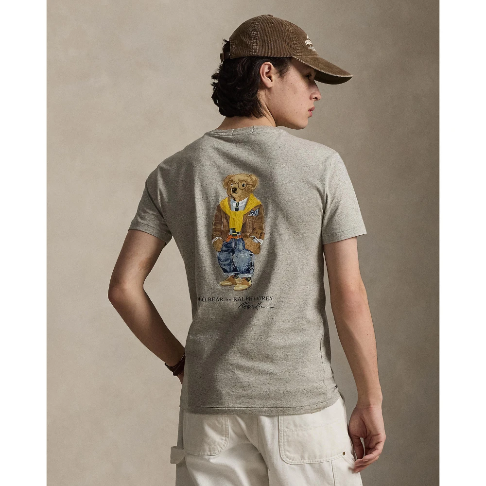 T-shirt από jersey Custom Slim Fit με Polo Bear Polo Ralph Lauren