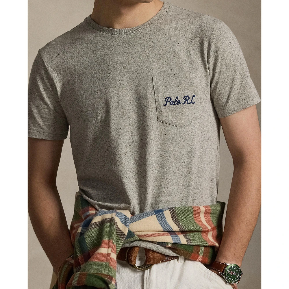 T-shirt από jersey Custom Slim Fit με Polo Bear Polo Ralph Lauren