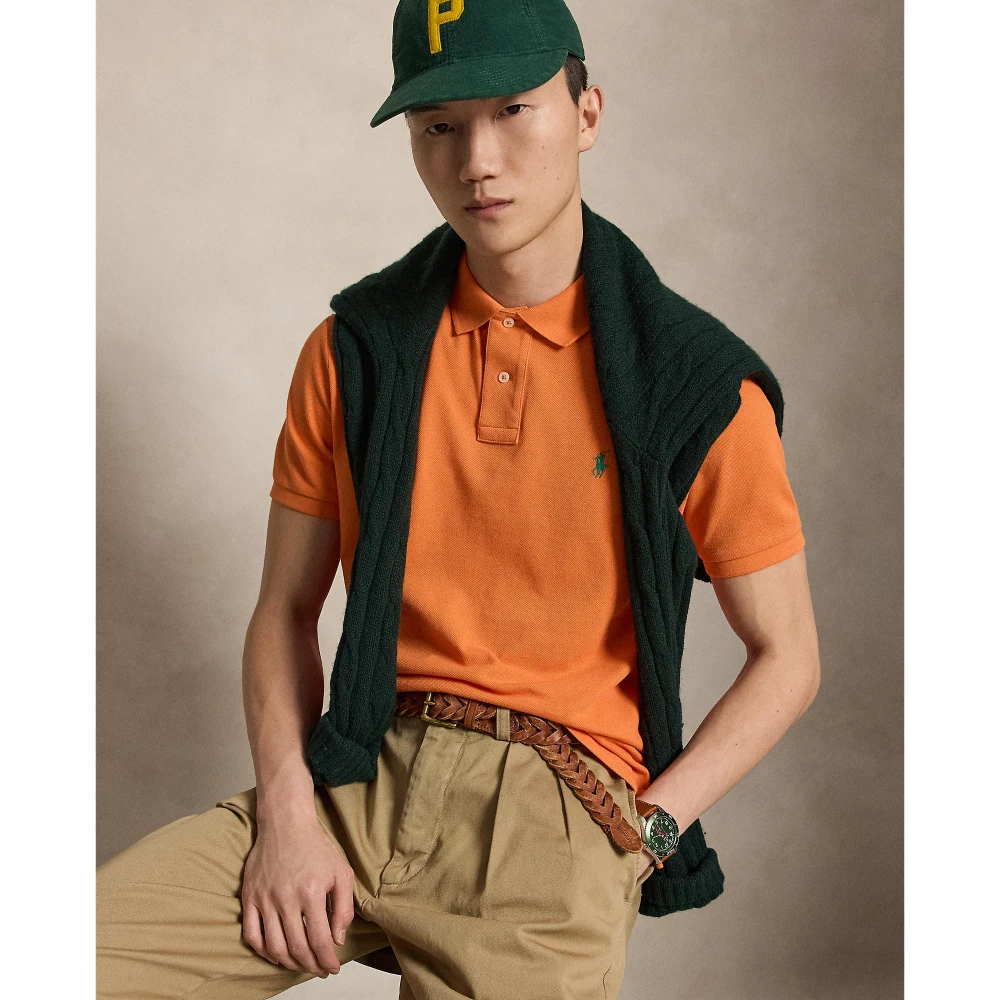 Ανδρικό Polo T-Shirt Polo Ralph Lauren SSKCCMSLM1 Short Sleeve Knit