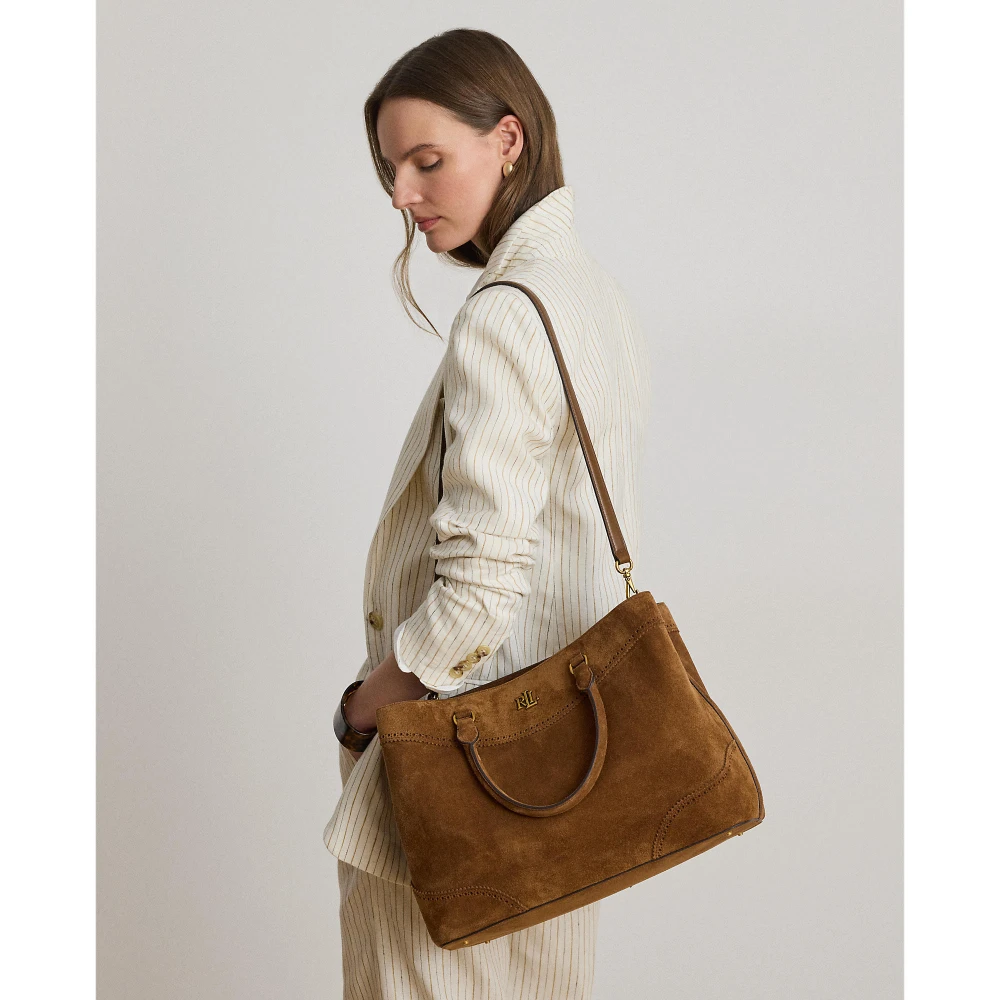 Γυναικεία Τσάντα Χειρός Lauren Ralph Lauren Marcy 36 Satchel Large