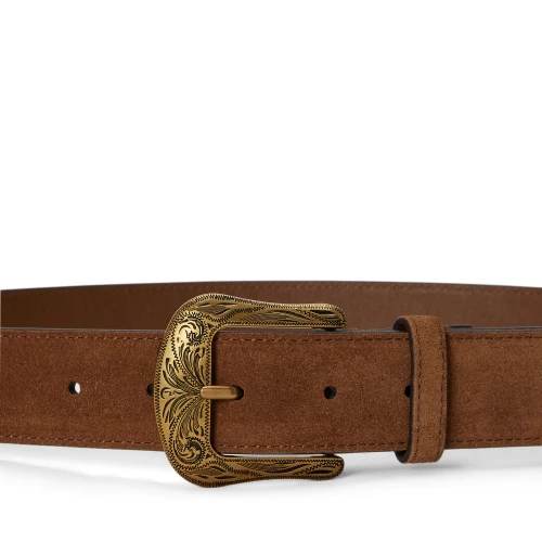 Γυναικεία Ζώνη Lauren Ralph Lauren Tooled Metal Buckle