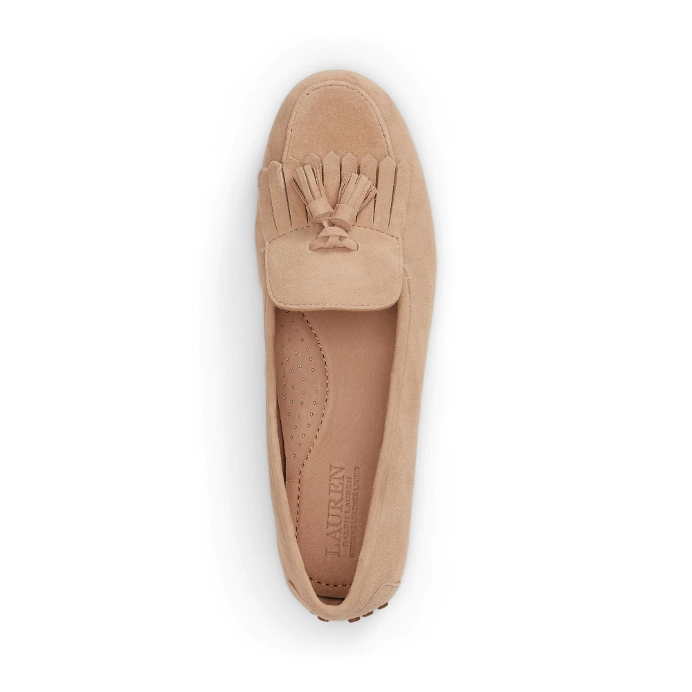 Women's Tayte Driving Loafers Lauren Ralph Lauren with Fringe Detail