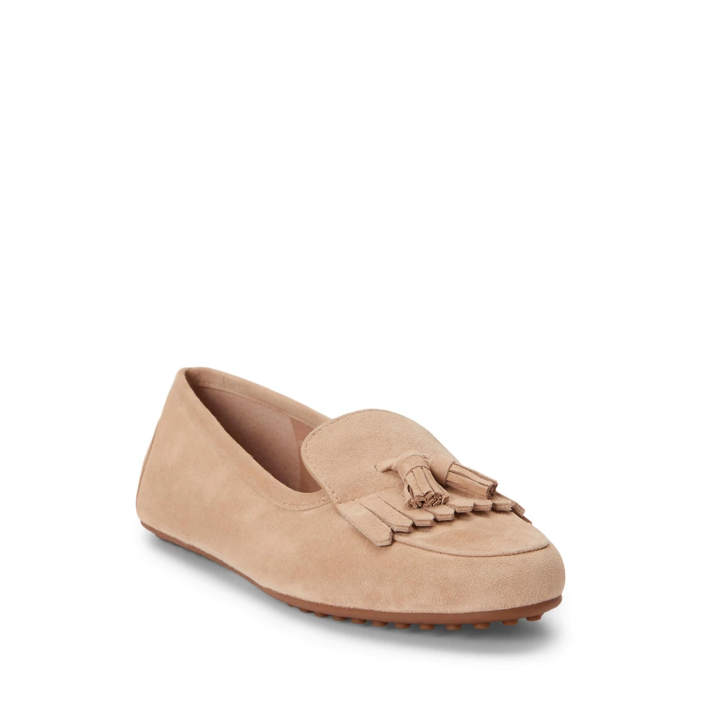 Women's Tayte Driving Loafers Lauren Ralph Lauren with Fringe Detail